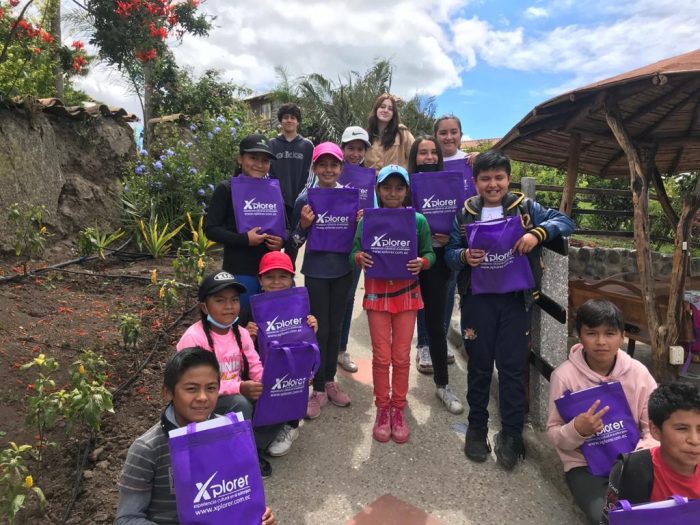 Los primeros 13 niños, pertenecientes a la parroquia de Pablo Arenas, participan en el programa de servicio a la comunidad diseñado por Xplorer, a